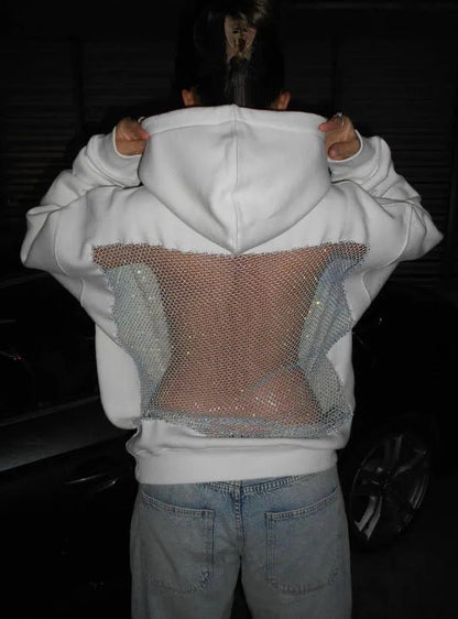 ELVORIA BACKLESS HOODIE